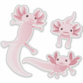 Alotta Axolotls Rose 3 Stickers Set (Devant)