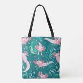 Alotta Axolotls Rose Sac fourre-tout (Dos)
