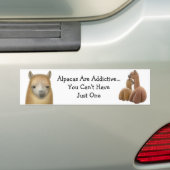 Alpaca Addication Bumpersticker (Op auto)