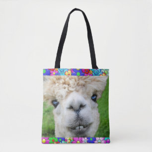 ALPACA ALLE OVER AFDRUKTAS DRAAGTAS