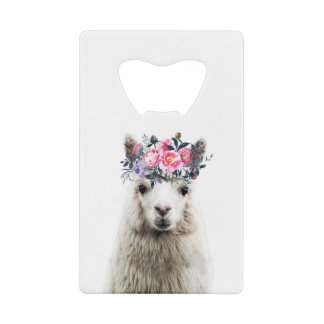 Alpaca aux fleurs