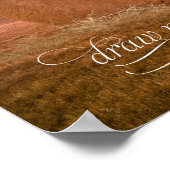 Alpaca Bible Verse Dessiner près de Dieu Poster (Coin)