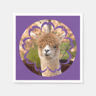 Alpaca Birthday Servetten