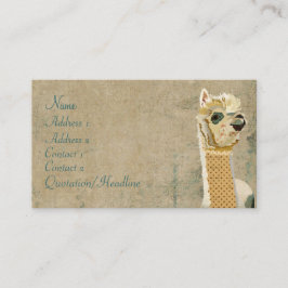  Alpaca Blue Visitekaartje