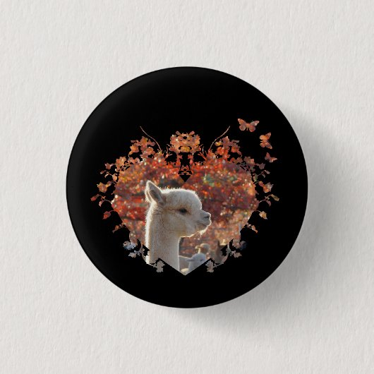 Alpaca-Buttonnen Ronde Button 3,2 Cm (Voorkant)