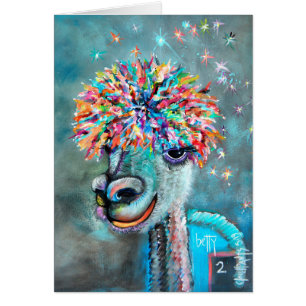 Alpaca - Carte de note Betty 2 r