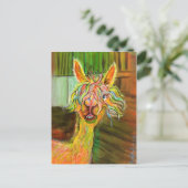 Alpaca - Carte postale Hilda (Debout devant)