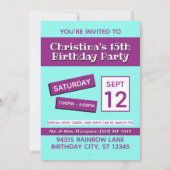 Alpaca Feesthoeden Dragend Kaart (Achterkant)