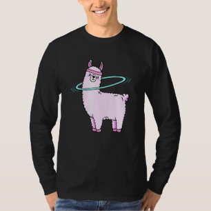 Alpaca Fitness Dans Hula Hoop T-shirt