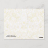 Alpaca Funny Face Briefkaart (Achterkant)