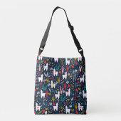 Alpaca gepersonaliseerde Canvas tas (Achterkant)