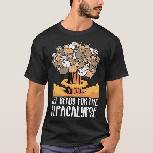 Alpaca  Get Ready for the Alpacalypse T-shirt (Voorkant)