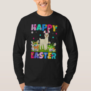Alpaca Happy Paaster Bunny Alpaca Paaszondag T-shirt