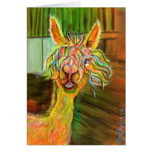 Alpaca - Hilda note card