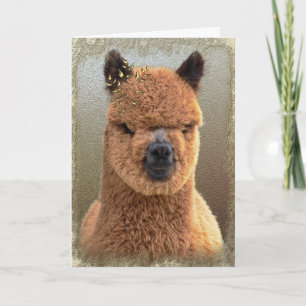 Alpaca Holiday Kaart