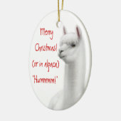 Alpaca Holiday Ornament (Links)