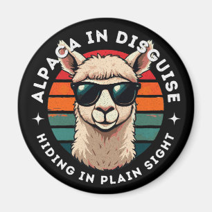 Alpaca in vermomming - Verbergen in het volle zich Magneet