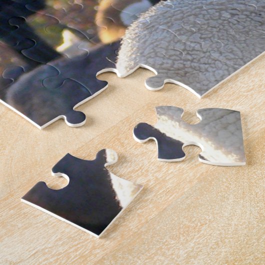 Alpaca Jigzaag Puzzle Legpuzzel (Zijkant)