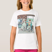 Alpaca kapsel t-shirt (Voorkant)