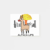 Alpaca lippen apocalyps post-it® notes (Voorkant)