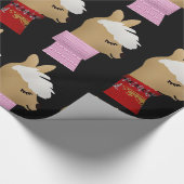 ALPACA LLAMA CHRISTMAS Wrapping Paper Cadeaupapier (Hoek)
