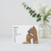 Alpaca Love Visitekaartje (Staand voorkant)