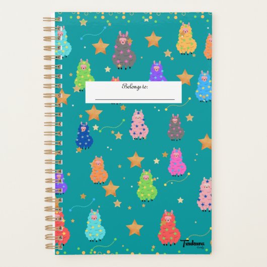 Alpaca Magical Weekly Planner (Voorkant)