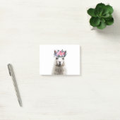 Alpaca met bloemen post-it® notes (Kantoor)