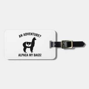 Alpaca My Bags Bagagelabel