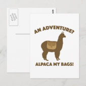 Alpaca My Bags Briefkaart (Voorkant / Achterkant)