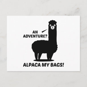 Alpaca My Bags Briefkaart