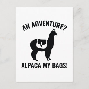 Alpaca My Bags Briefkaart