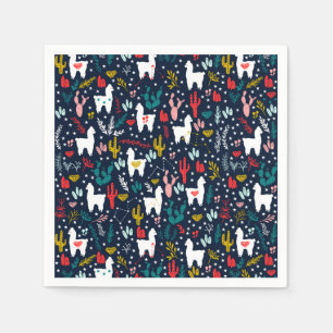 Alpaca Paper Napkin Servet