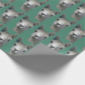 Alpaca-papier Cadeaupapier (Hoek)