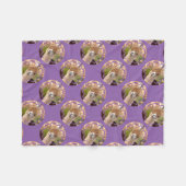 Alpaca Polyester Fleece Blanket Deken (Voorkant (Horizontaal))