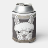 Alpaca Portrait Blikjeskoeler (Blikje Achterkant)