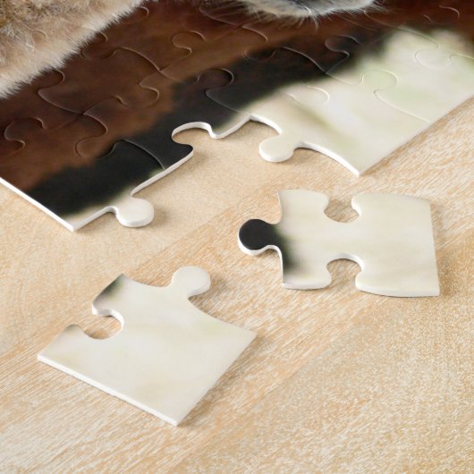 Alpaca Puzzle Rosa Legpuzzel (Zijkant)