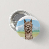 Alpaca Ronde Button 3,2 Cm (Voorkant /achterkant)