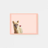 Alpaca Roos Post-it® notes (Voorkant)