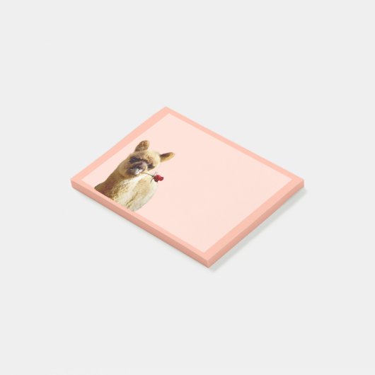 Alpaca Roos Post-it® notes (Schuin)