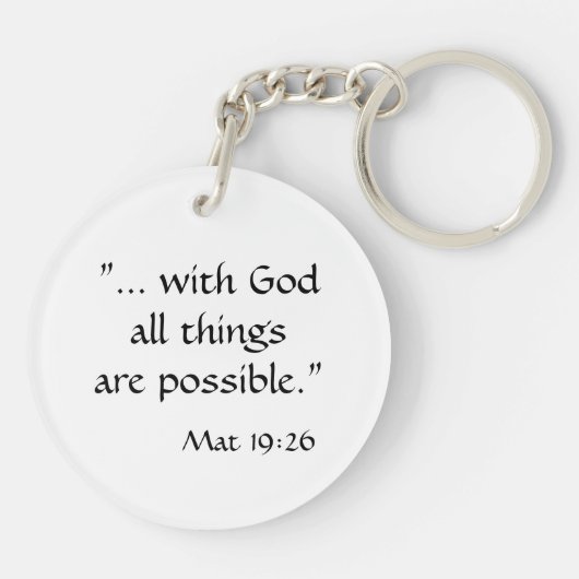 Alpaca Scripture AcrylSleutelhanger Sleutelhanger (Achterkant)