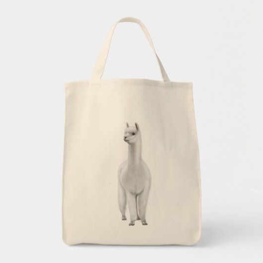 Alpaca Shopping Canvas tas (Voorkant)