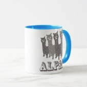 Alpaca Silhouette 4 B Mok (Voorkant rechts)