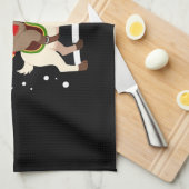 Alpaca Sloth Christmas (1) Theedoek (Quarter Fold)