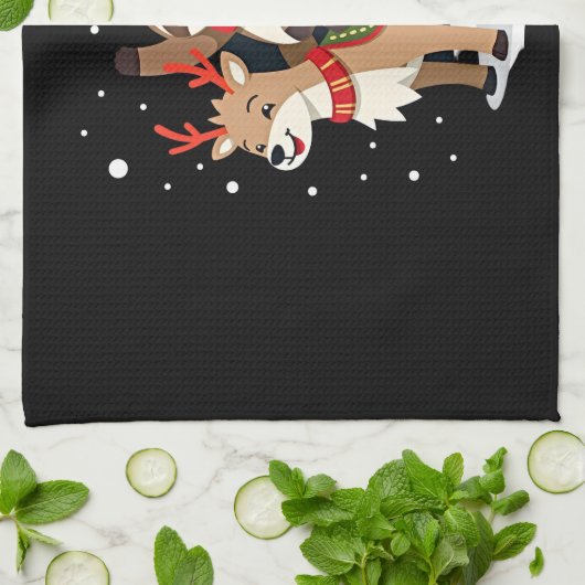 Alpaca Sloth Christmas (2) Theedoek (Gevouwen)
