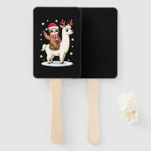 Alpaca Sloth Christmas (3) Handwaaier (Voorkant en achterkant)