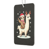 Alpaca Sloth Christmas (3) Luchtverfrisser (Links)