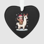 Alpaca Sloth Christmas (3) Ornament (voorkant)