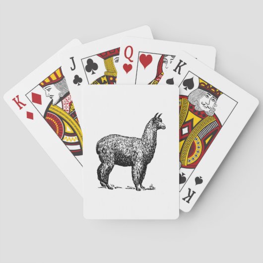 Alpaca Speelkaarten (Achterkant)