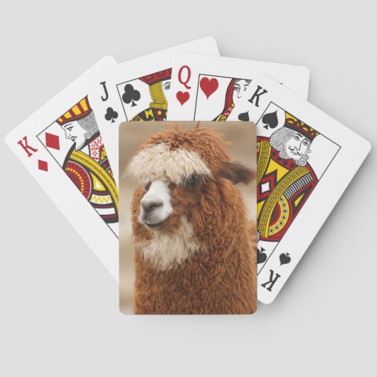 Alpaca-speelkaarten Pokerkaarten (Achterkant)
